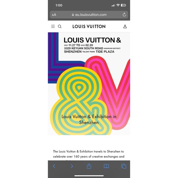 Louis Vuitton NEW Shenzhen Exhibition Canvas Tote Bag Purse Rare Limited Edition - Picture 4 of 9